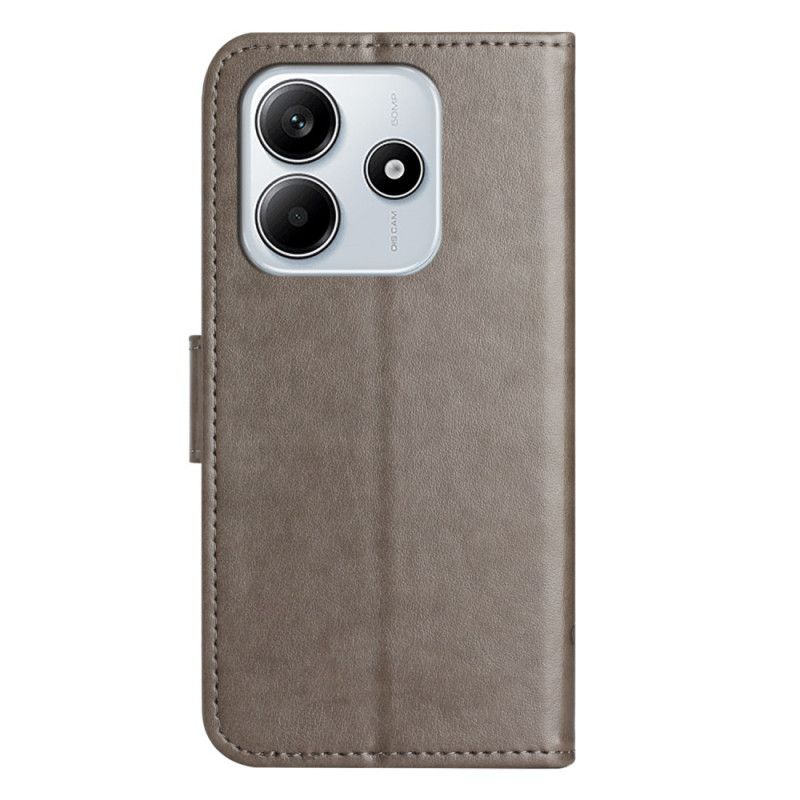 Lederhüllen Für Xiaomi Redmi Note 14 4g Blumenmuster