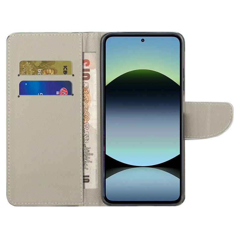 Lederhüllen Für Xiaomi Redmi Note 14 4g Eulenbande