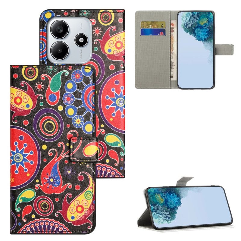 Lederhüllen Für Xiaomi Redmi Note 14 4g Galaxienmuster