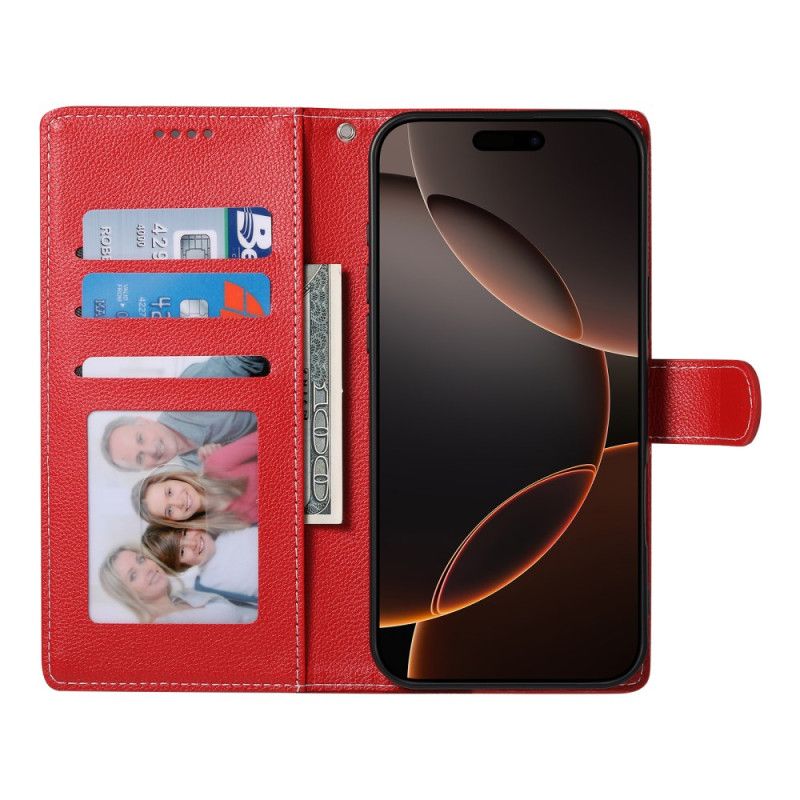 Lederhüllen Für Xiaomi Redmi Note 14 4g Klassisches Monochrom