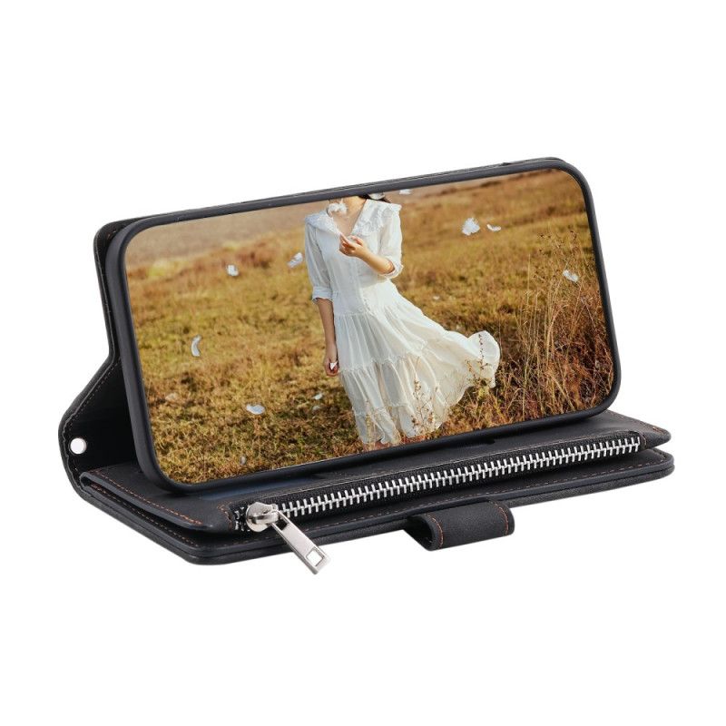 Lederhüllen Xiaomi Redmi Note 14 4g Gesteppt Portemonnaie