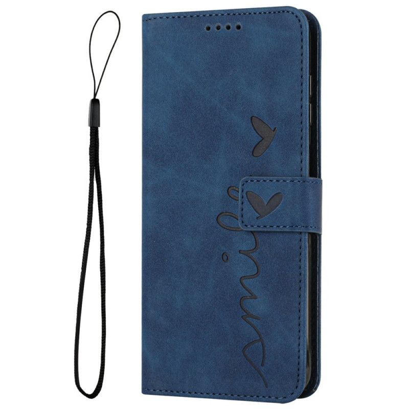 Lederhüllen Xiaomi Redmi Note 14 4g Handyhülle Smiley-design