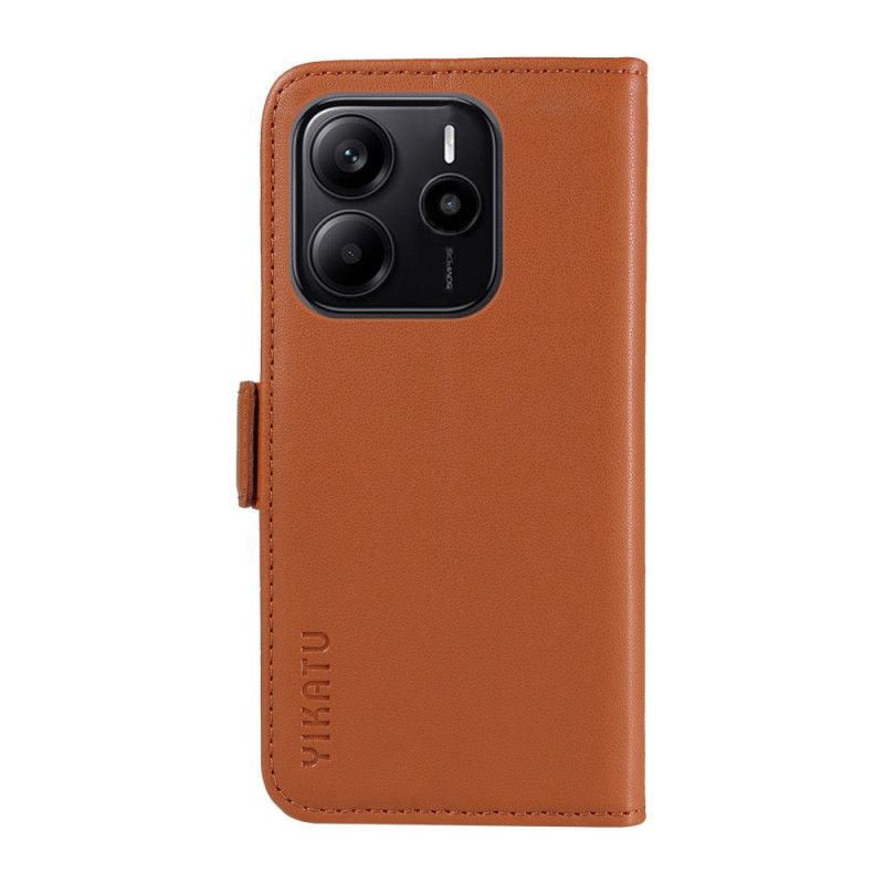 Lederhüllen Xiaomi Redmi Note 14 4g Handyhülle Yikatu