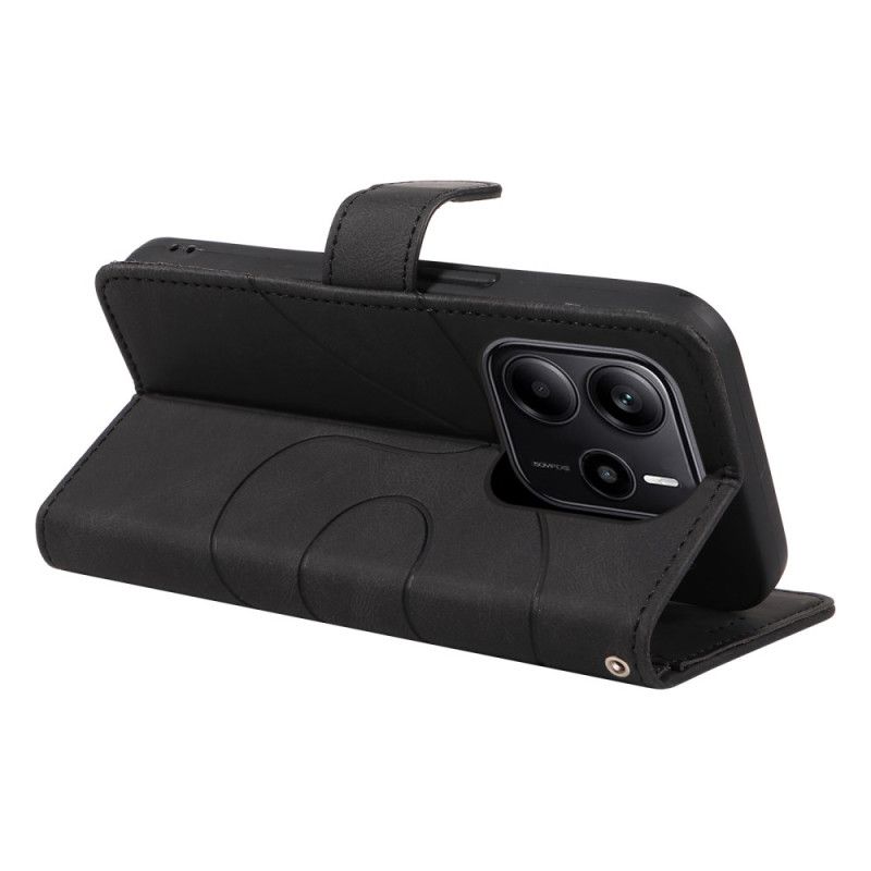 Lederhüllen Xiaomi Redmi Note 14 4g Wellenlinien