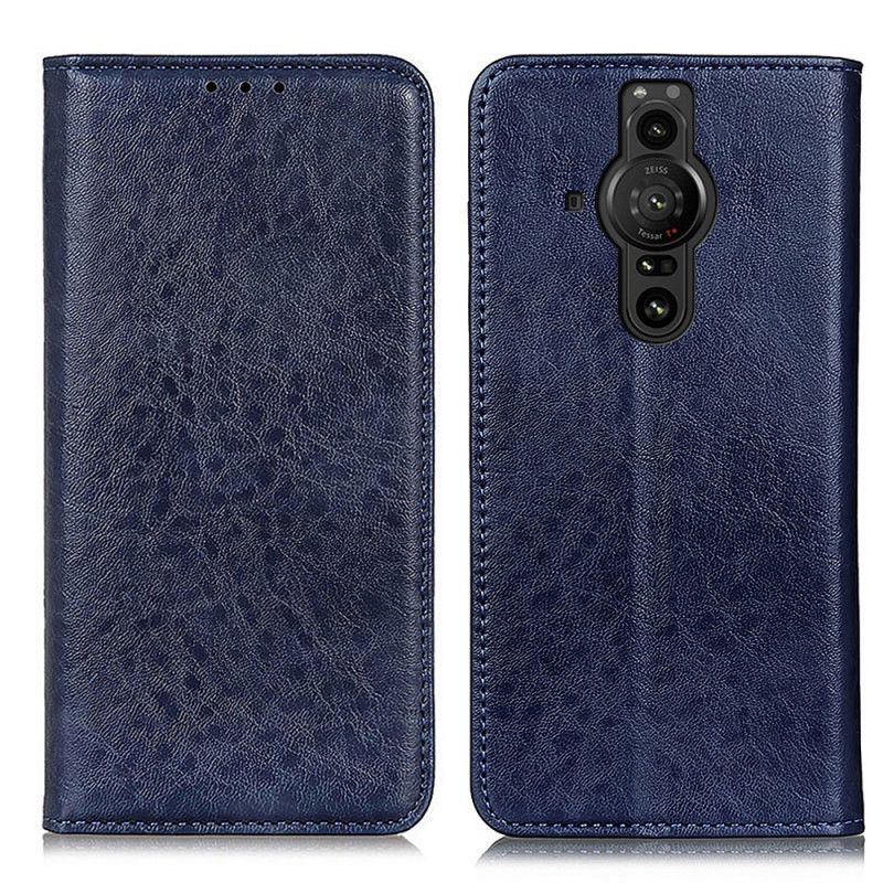 Flip Case Sony Xperia Pro-i Strukturiertes Kunstleder