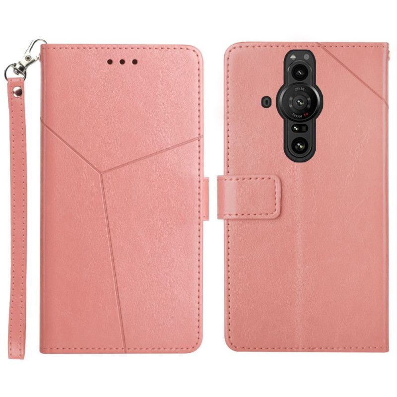 Lederhüllen Für Sony Xperia Pro-i Style Leather Geo Y Design