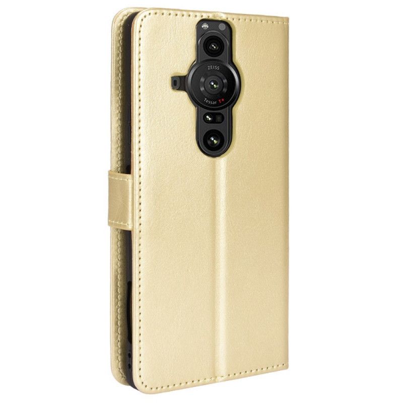 Lederhüllen Sony Xperia Pro-i Handyhülle Auffälliges Kunstleder