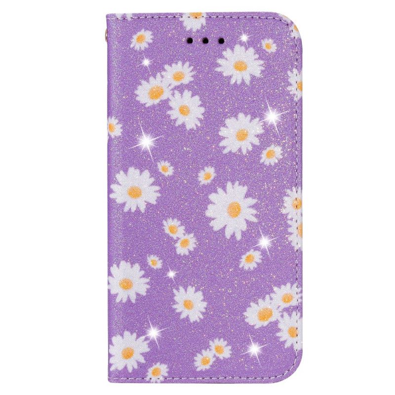 Flip Case Xiaomi Redmi 9 Pink Gänseblümchen