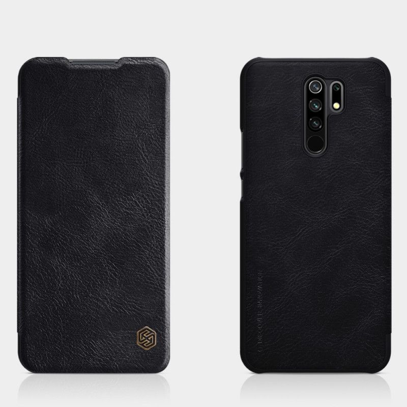 Flip Case Xiaomi Redmi 9 Schwarz Nillkin-Qin-Serie