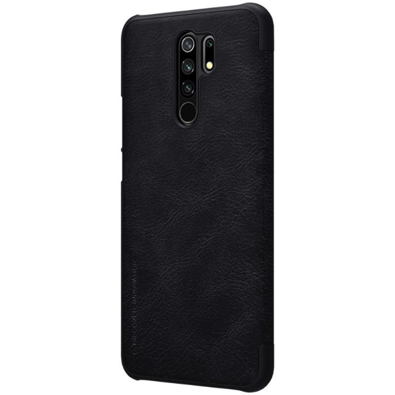 Flip Case Xiaomi Redmi 9 Schwarz Nillkin-Qin-Serie