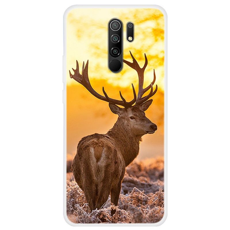 Hülle Xiaomi Redmi 9 Hirsch Und Landschaft