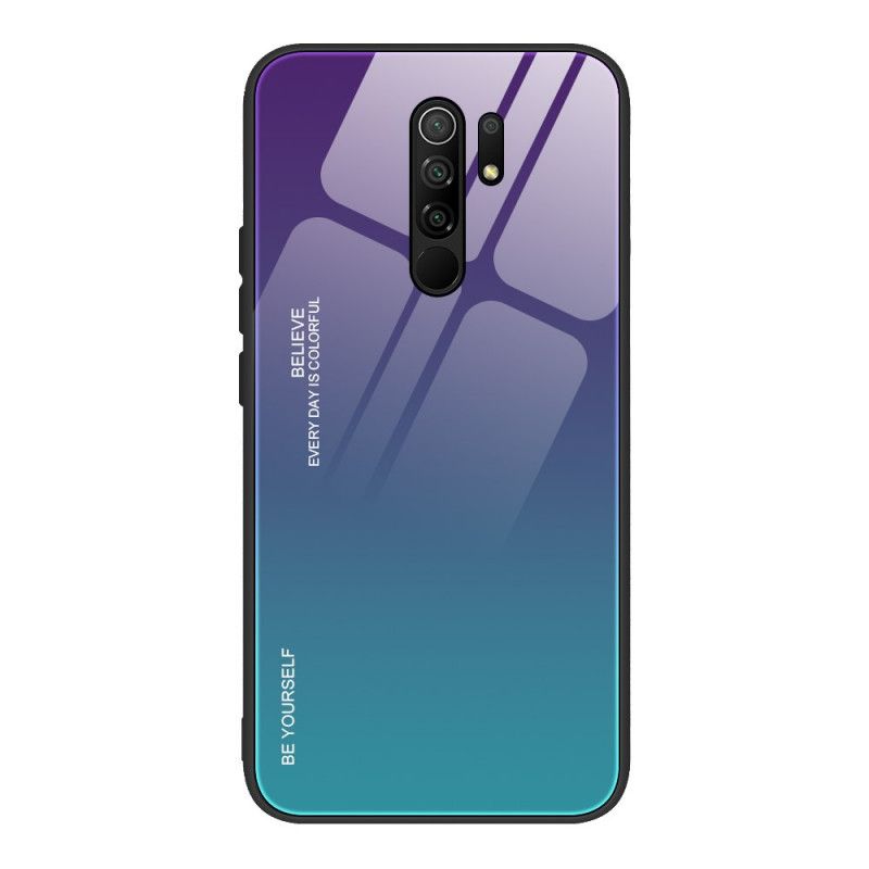 Hülle Xiaomi Redmi 9 Rot Sei Du Selbst Gehärtetes Glas