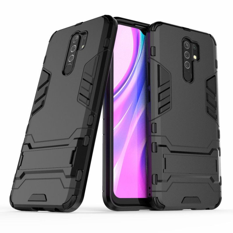 Hülle Xiaomi Redmi 9 Schwarz Extrem Widerstandsfähige Zunge