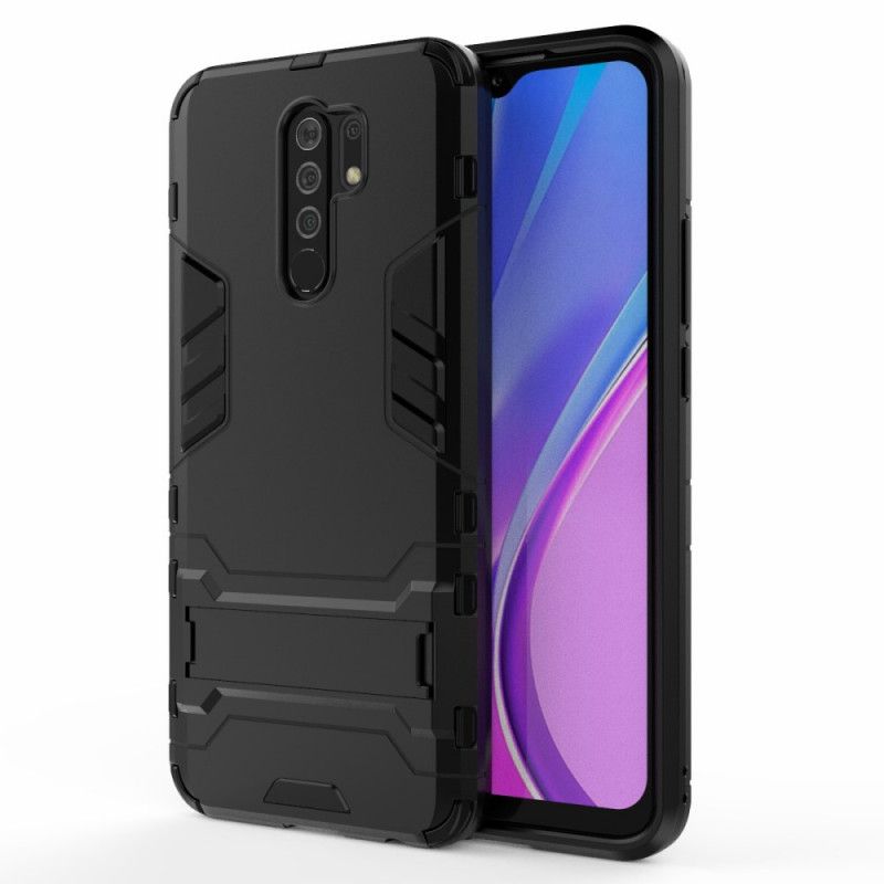 Hülle Xiaomi Redmi 9 Schwarz Extrem Widerstandsfähige Zunge