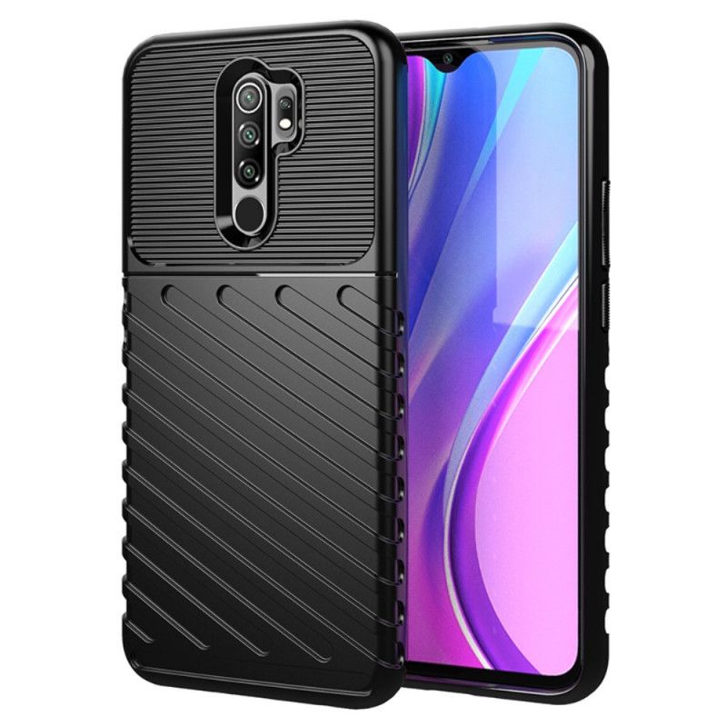 Hülle Xiaomi Redmi 9 Schwarz Handyhülle Donnerserie