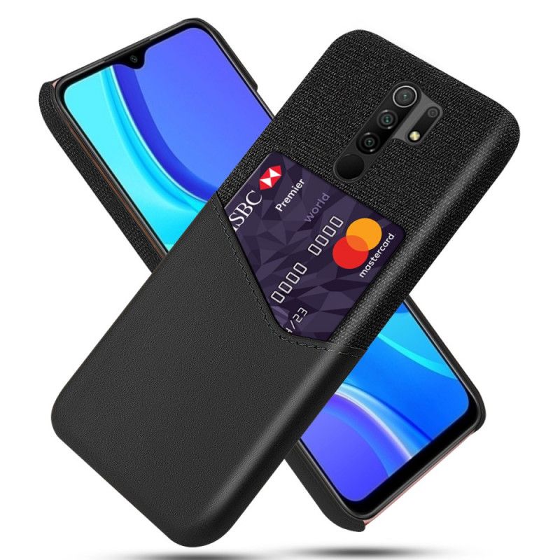 Hülle Xiaomi Redmi 9 Schwarz Ksq Kartenhalter