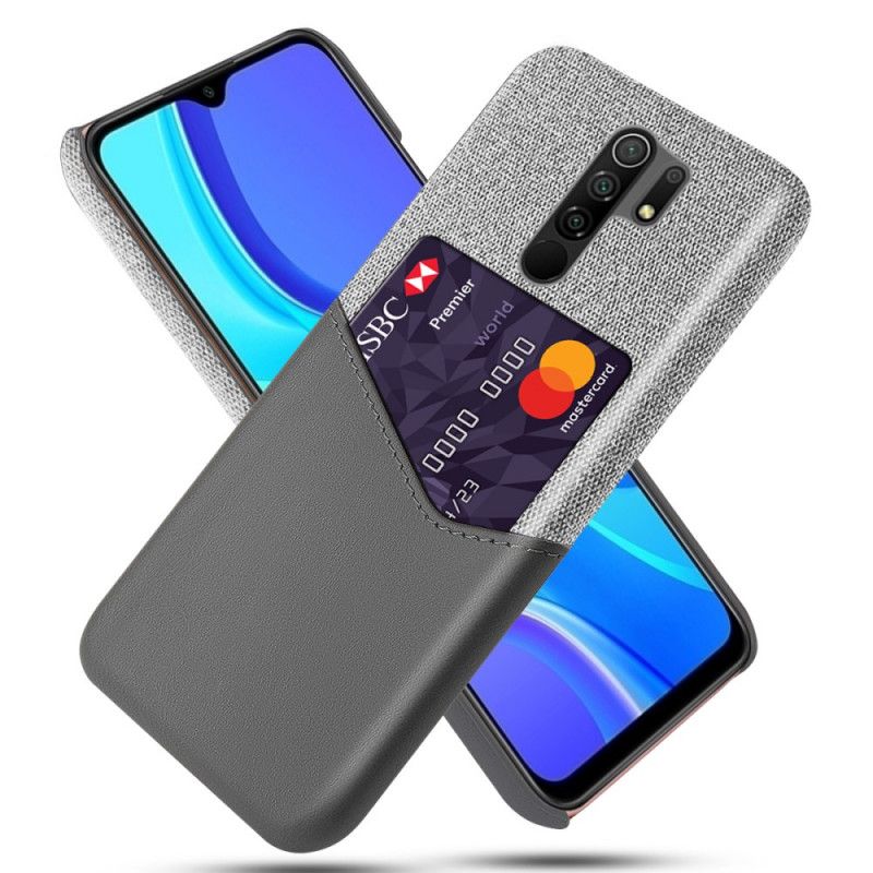 Hülle Xiaomi Redmi 9 Schwarz Ksq Kartenhalter