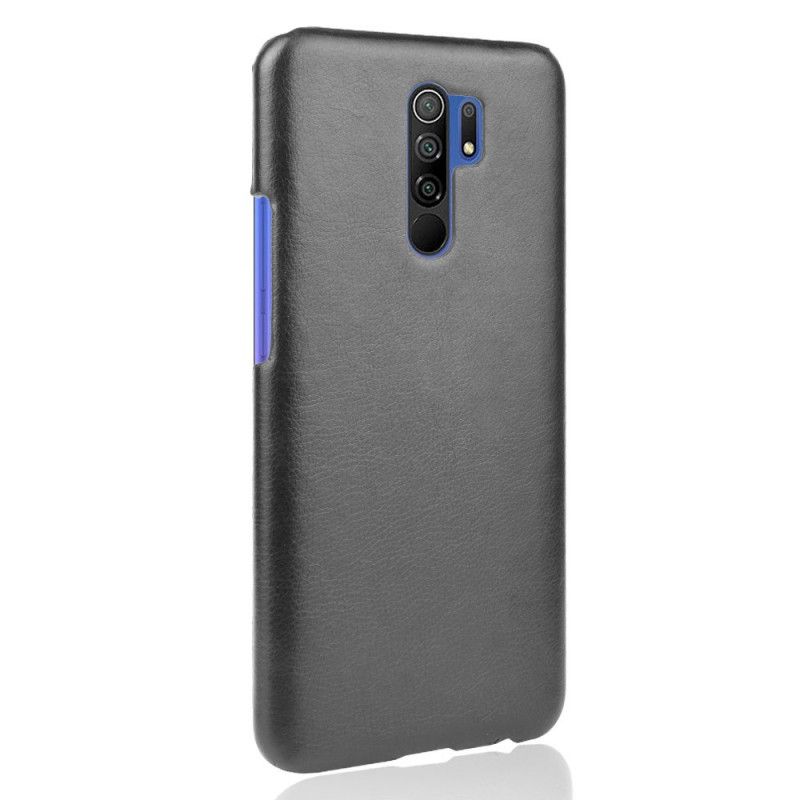 Hülle Xiaomi Redmi 9 Schwarz Performance-Ledereffekt