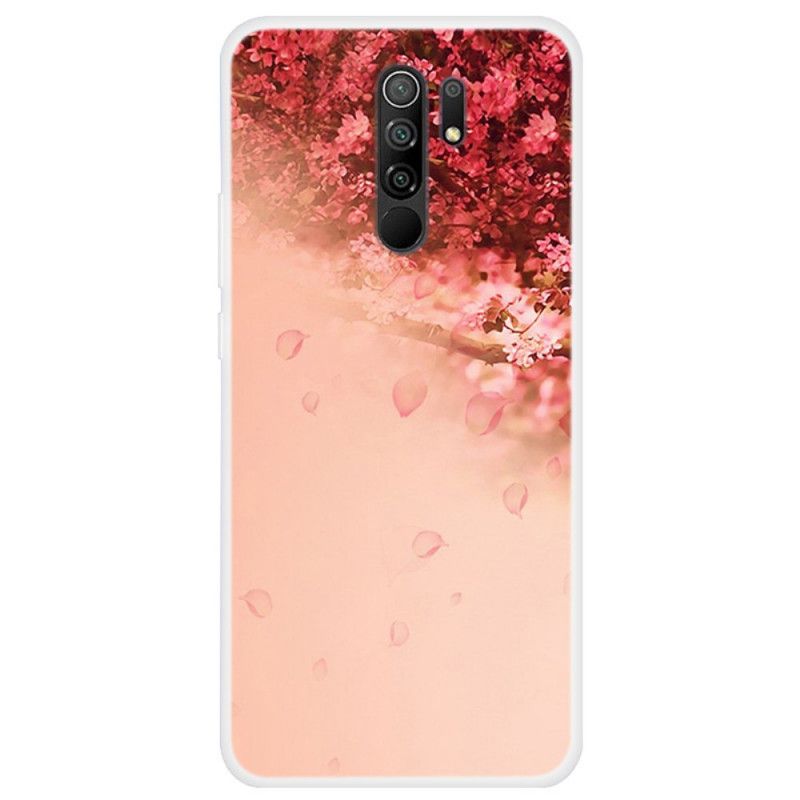 Hülle Xiaomi Redmi 9 Transparenter Romantischer Baum