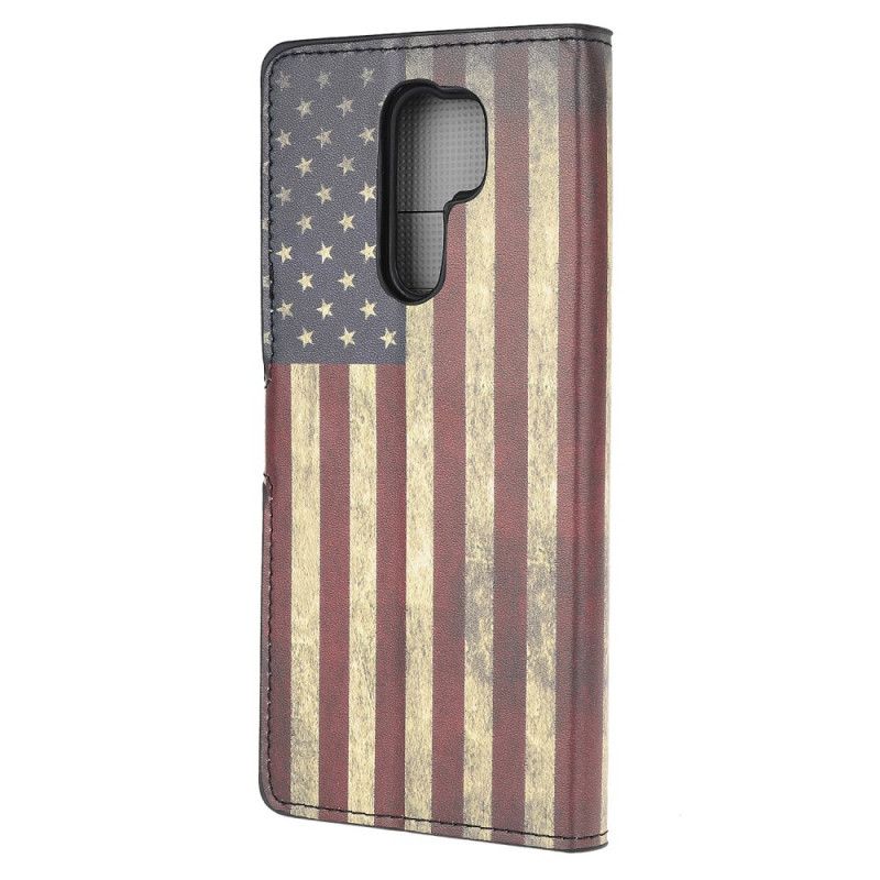 Lederhüllen Für Xiaomi Redmi 9 Amerikanische Flagge