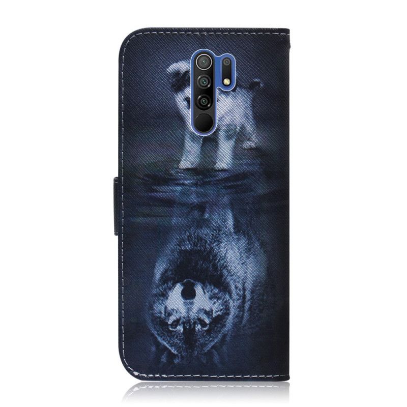 Lederhüllen Xiaomi Redmi 9 Ernesto Der Wolf