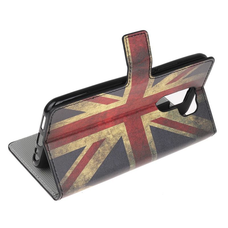 Lederhüllen Xiaomi Redmi 9 Handyhülle Englische Flagge