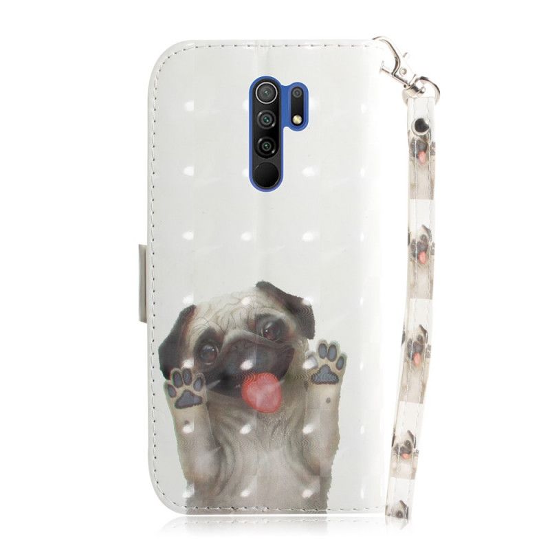 Lederhüllen Xiaomi Redmi 9 Handyhülle Liebe Meinen Hund Mit Tanga