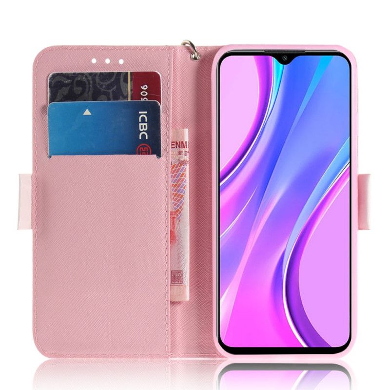 Lederhüllen Xiaomi Redmi 9 Panda Liebe Mit Tanga