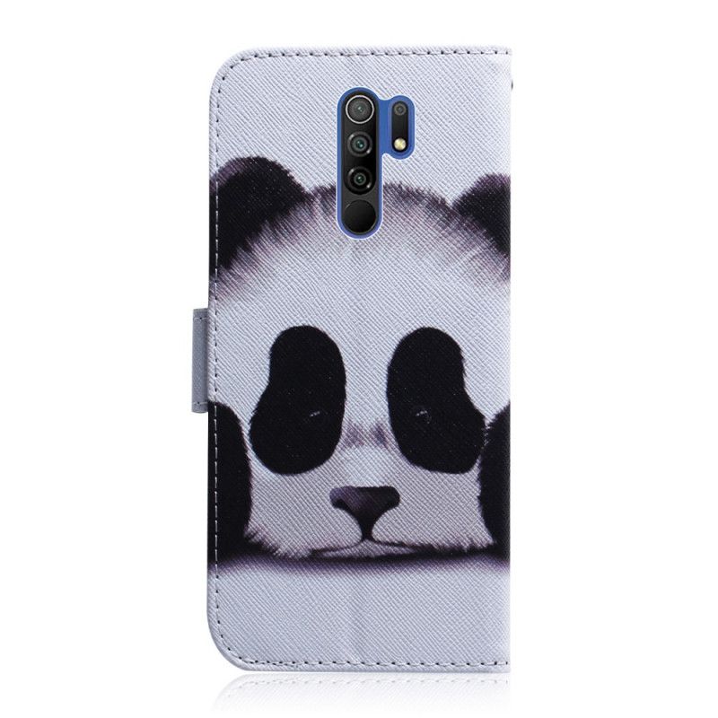 Lederhüllen Xiaomi Redmi 9 Pandagesicht