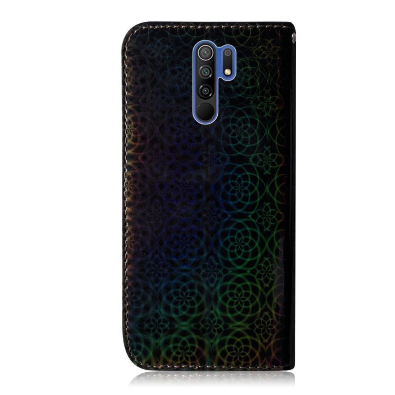 Lederhüllen Xiaomi Redmi 9 Schwarz Reine Farbe