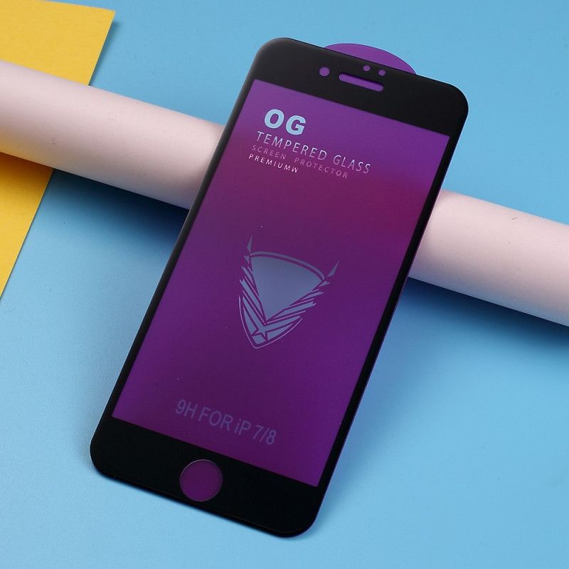 Farbige Abdeckung Aus Gehärtetem Glas Für Das Iphone Se 2/8/7