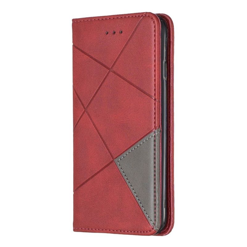 Flip Case Für iPhone 7 / 8 / SE 2 Schwarz Künstlerstil