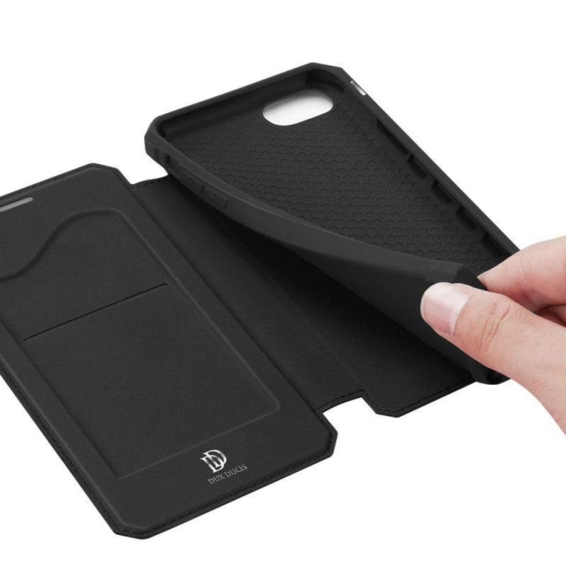 Flip Case iPhone 7 / 8 / SE 2 Schwarz Haut X Serie Dux Ducis