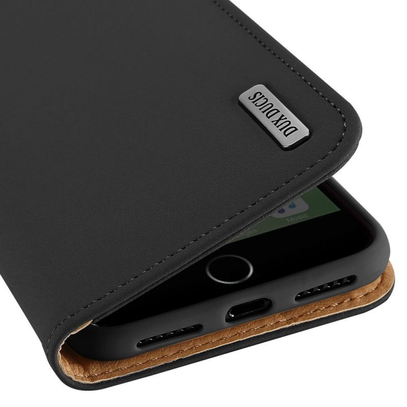 Flip Case iPhone 7 / 8 / SE 2 Schwarz Wunschserie Dux-Ducis