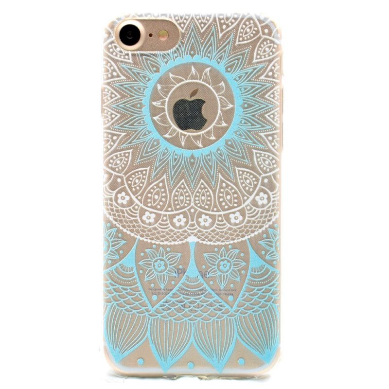 Hülle Für iPhone 7 / 8 / SE 2 Pink Transparentes Buntes Mandala