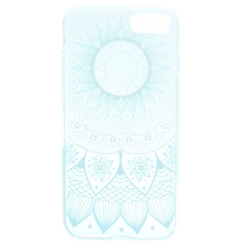 Hülle Für iPhone 7 / 8 / SE 2 Pink Transparentes Buntes Mandala