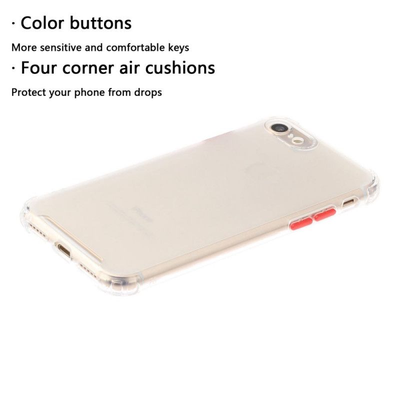 Hülle iPhone 7 / 8 / SE 2 Grau Farbig Verstärkte Ecken