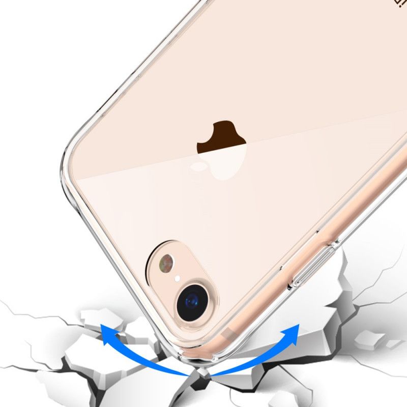Hülle iPhone 7 / 8 / SE 2 Handyhülle Transparent Auf Glas Und Acryl