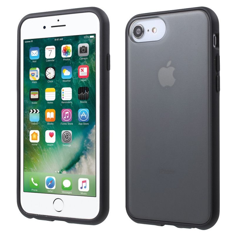 Hülle iPhone 7 / 8 / SE 2 Schwarz Gespensterreihe Ipaky