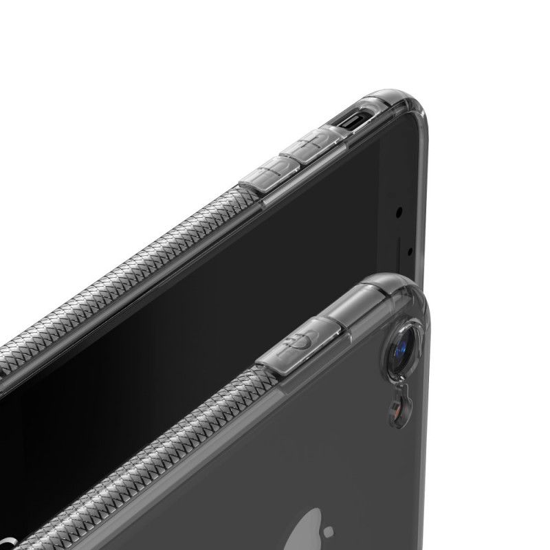 Hülle iPhone 7 / 8 / SE 2 Schwarz Transparente Leeu-Schutzkissen