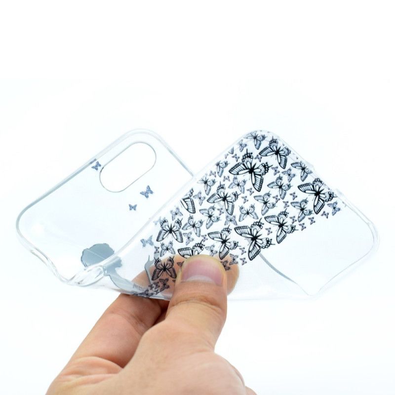 Hülle iPhone 7 / 8 / SE 2 Transparentes Schmetterlingskleid