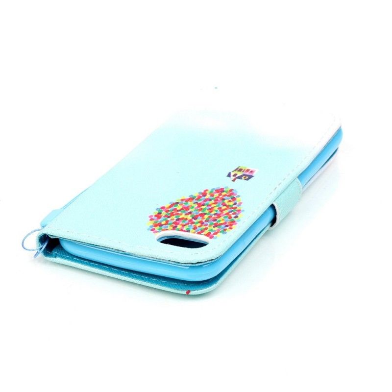 Lederhüllen iPhone 7 / 8 / SE 2 Handyhülle Dort Oben