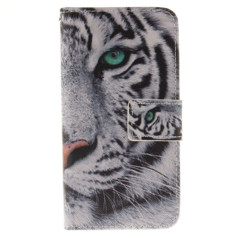 Lederhüllen iPhone 7 / 8 / SE 2 Weißer Tiger