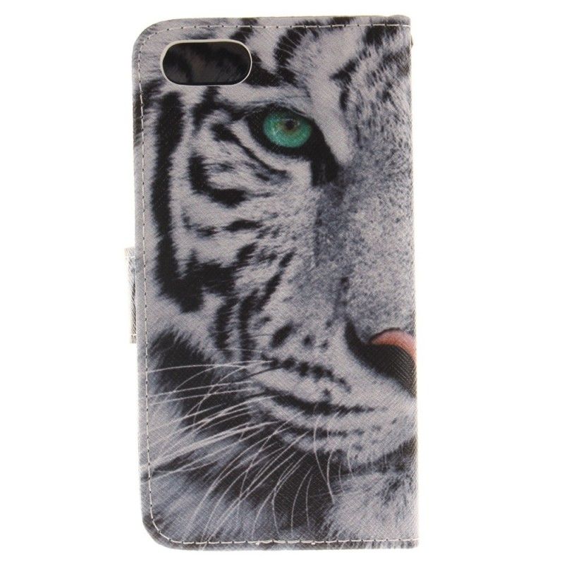 Lederhüllen iPhone 7 / 8 / SE 2 Weißer Tiger