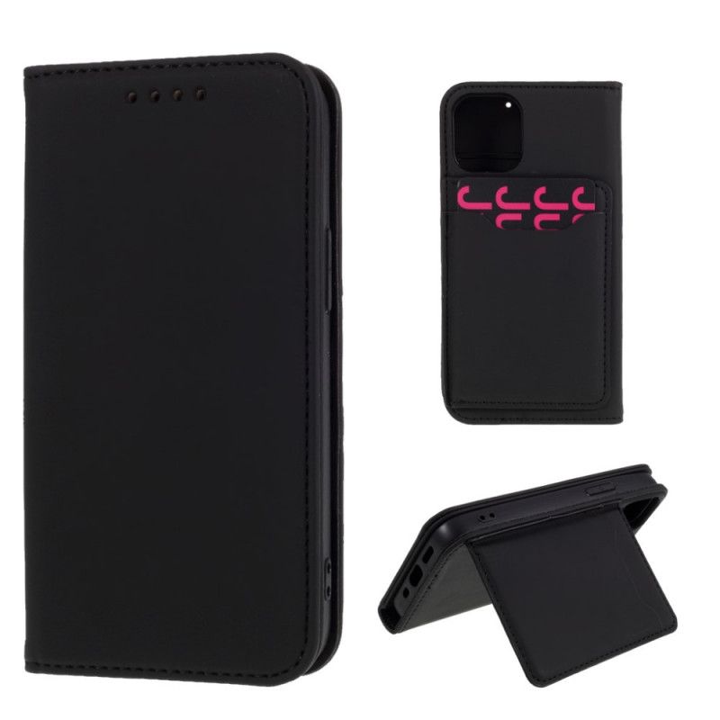 Flip Case iPhone 12 Mini Schwarz Unterstützungskarteninhaber