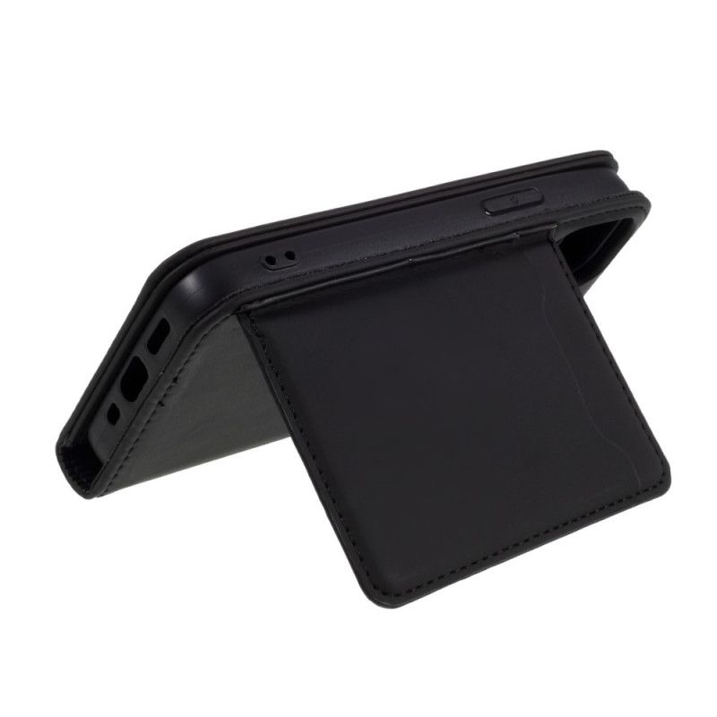 Flip Case iPhone 12 Mini Schwarz Unterstützungskarteninhaber