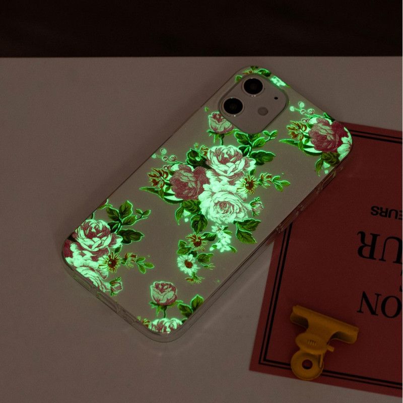 Hülle Für iPhone 12 Mini Fluoreszierende Freiheitsblumen