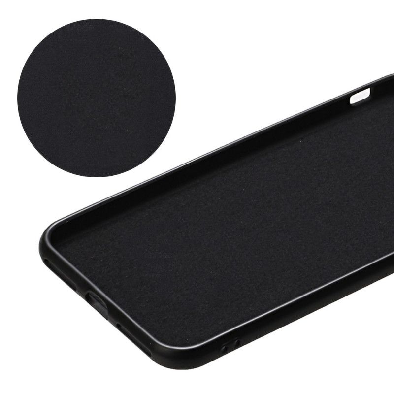Hülle Für iPhone 12 Mini Schwarz Rotierender Silikonmetallring