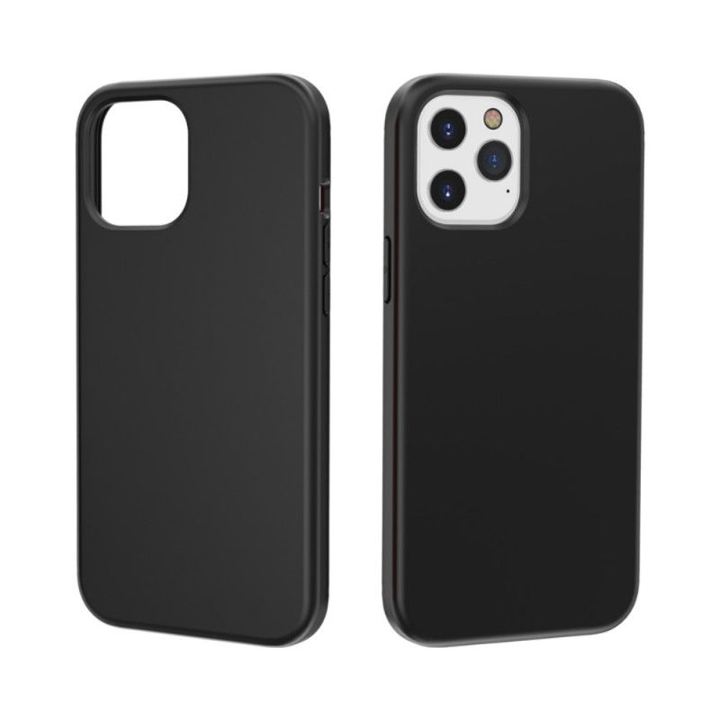 Hülle iPhone 12 Mini Schwarz Anti-Fingerabdruck Und Spritzen