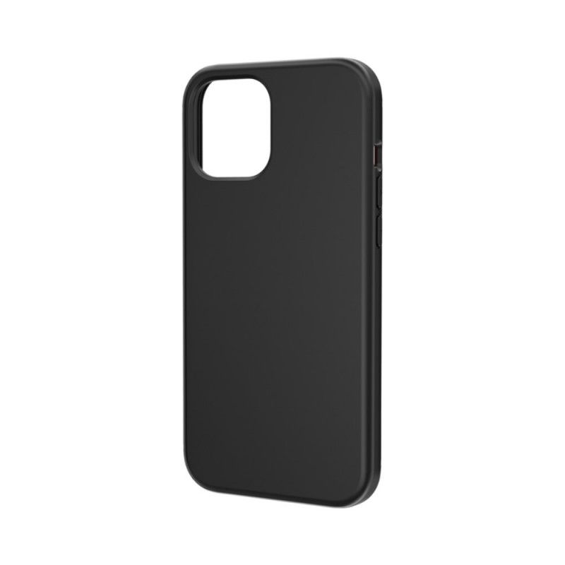 Hülle iPhone 12 Mini Schwarz Anti-Fingerabdruck Und Spritzen